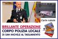 BIBIONE: FURTI CARTE DI CREDITO BRILLANTE OPERAZIONE POLIZIA LOCALE 